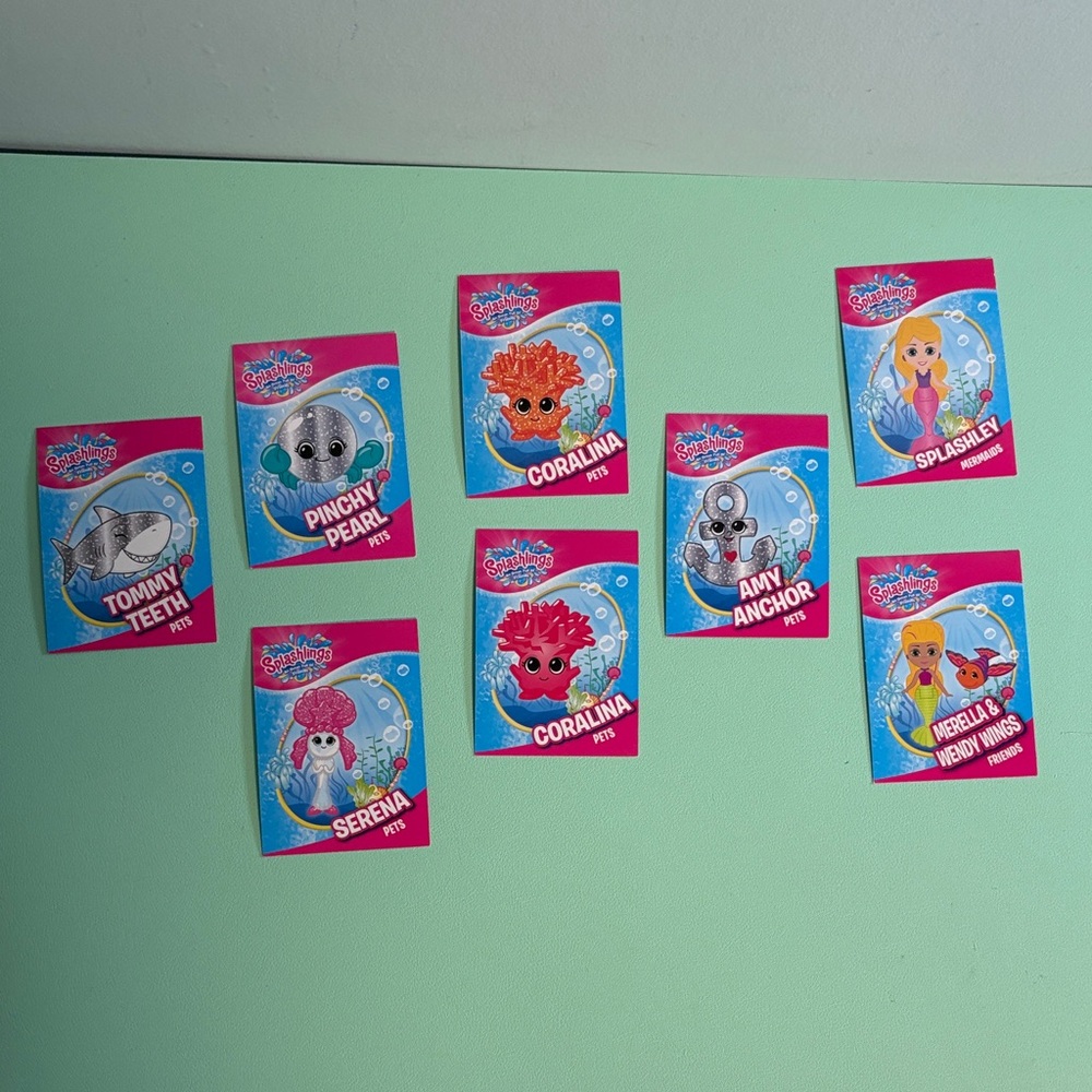 2016 Splashings An Ocean Full Of Friends Collector Cards, Kids Trading Card Toy